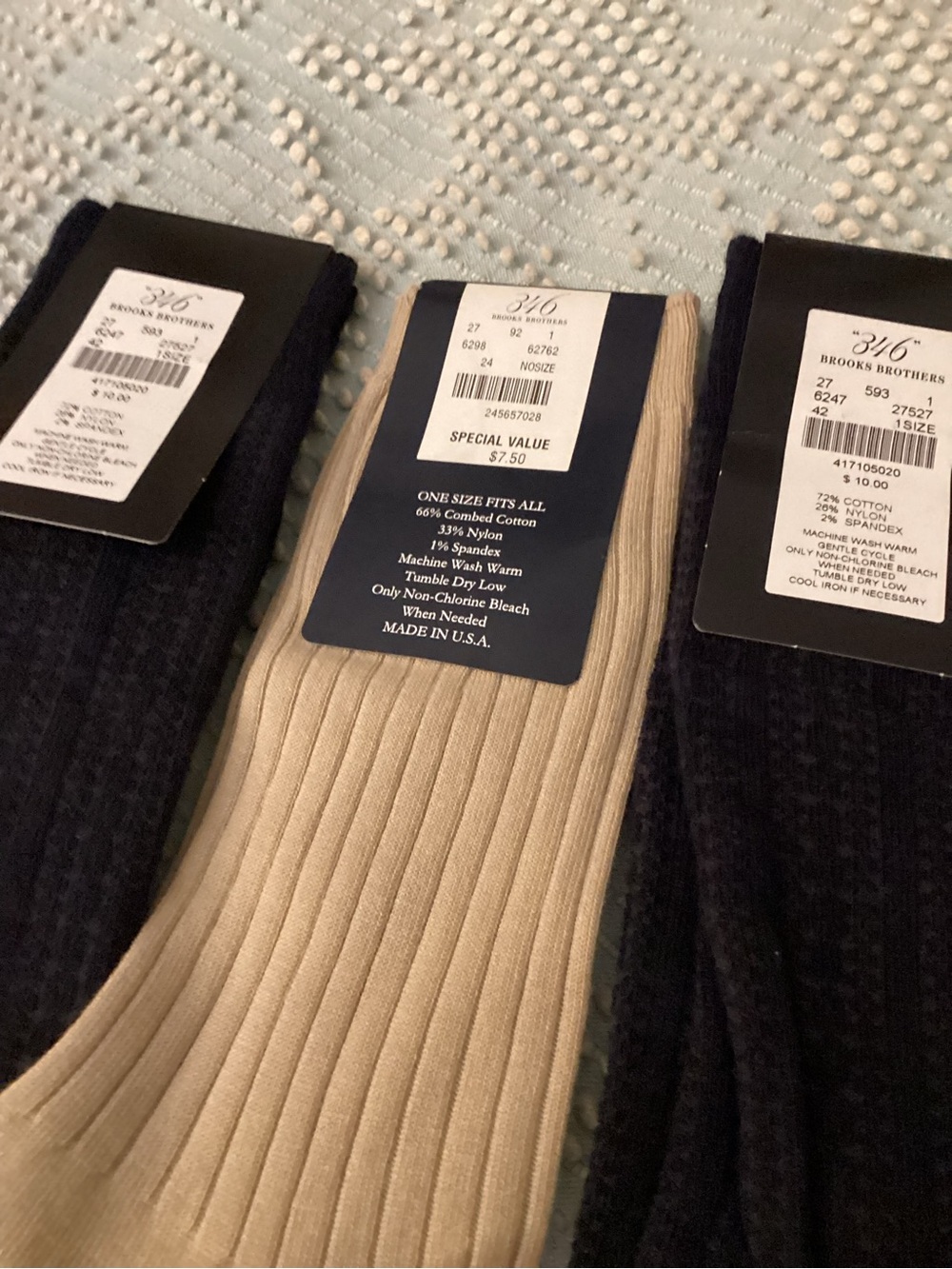 Brooks Brothers 3pr Socks